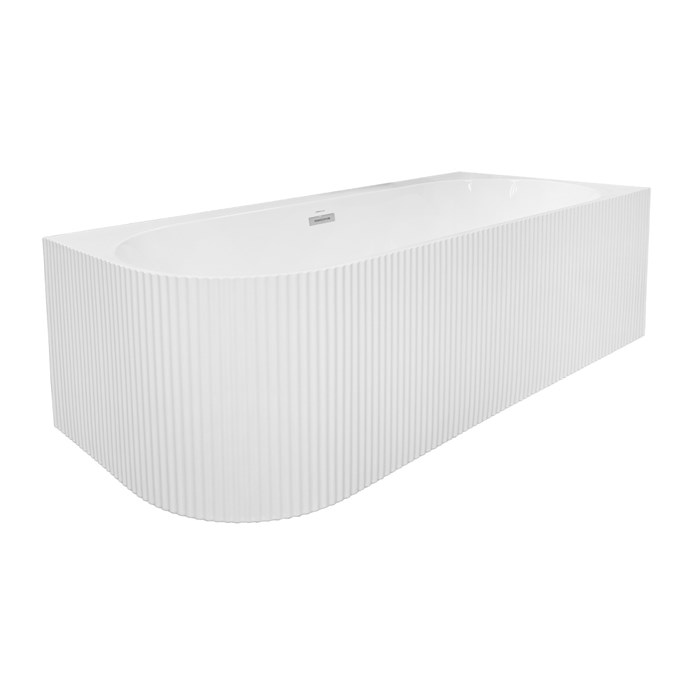 Ванна акриловая Azario LAGO BLANCO 1700х750х580 пристенная, правая, в комплекте с сифоном и металлической рамой (AZ-6724-1CR) AZ-6724-1CR 17075