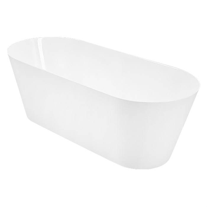 Ванна акриловая Loranto 1500х750х580 отдельностоящая, без перелива, в комплекте с сифоном и опорными ножками (CS-10-150) CS-10-150