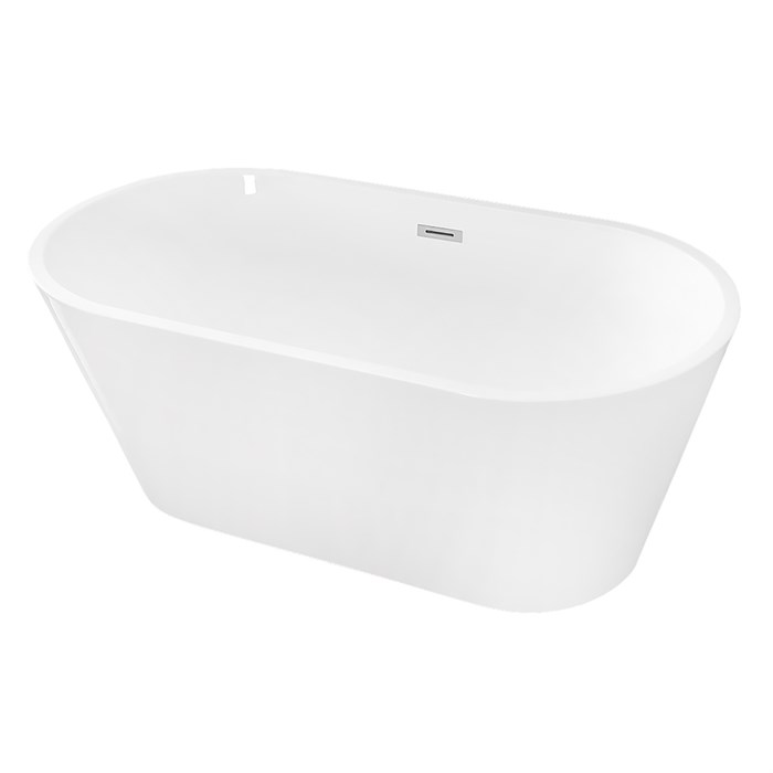 Ванна акриловая Loranto 1600х750х580 отдельностоящая, в комплекте с сифоном и опорными ножками (CS-01-160) CS-01-160