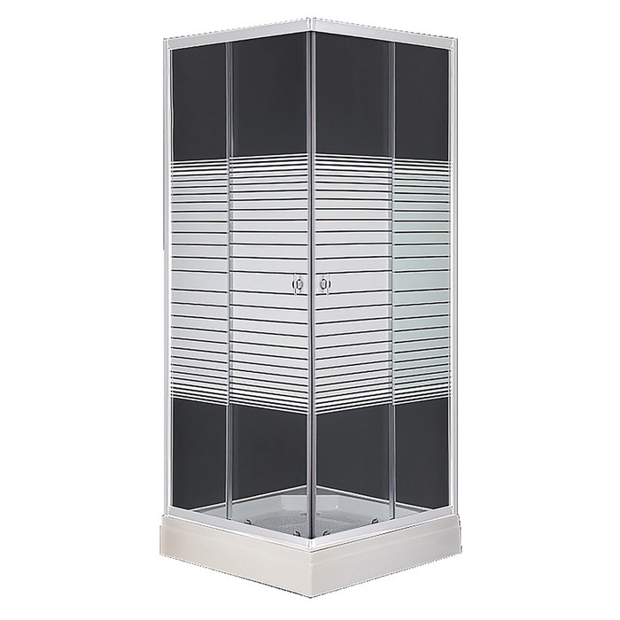 Душевое ограждение Loranto 90х90х195, поддон 13 см (CS-8024S) CS-8024S