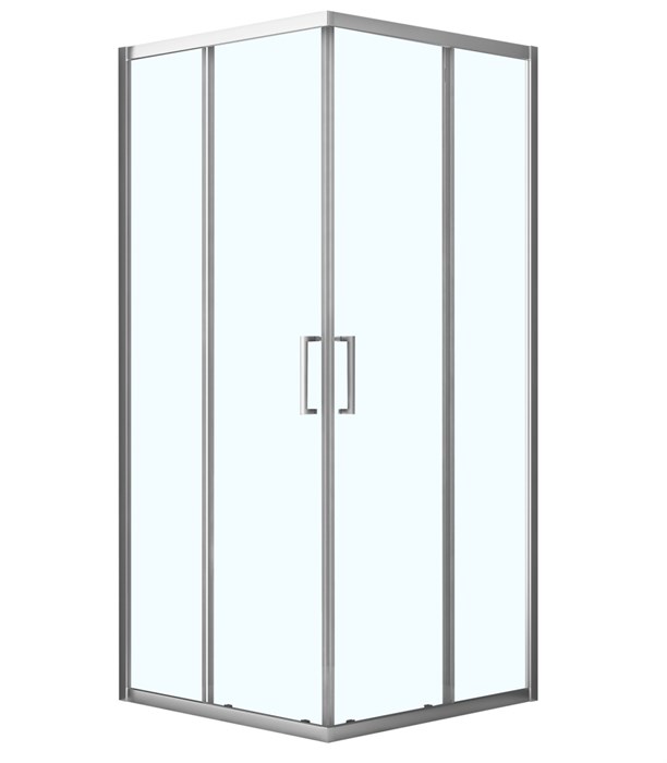 Душевое ограждение Azario SEATTLE 90х90х195 хром, 6мм прозрачное стекло AZ-131 S A 90*90*195