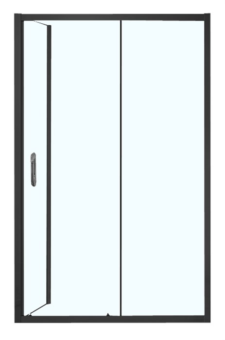 AZ-ND1131-R MILTON Душевое ограждение 1200*800*2000,БЕЗ ПОДДОНА, открывание направо, стекло прозр. 6 мм, профиль ЧЕРНЫЙ AZ-ND1131-R 1200 BLACK