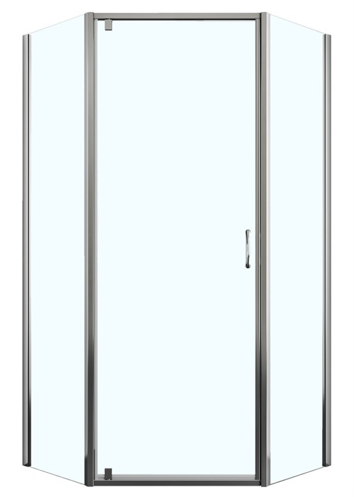 Душевое ограждение Azario DALLAS 90х90х200 хром, 5мм прозрачное стекло (AZ-112P 90х90) AZ-112P 90*90