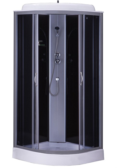 Душевая кабина Loranto CS-6611 G, 100х100х215, поддон 13 см CS-6611 G, 100*100*215