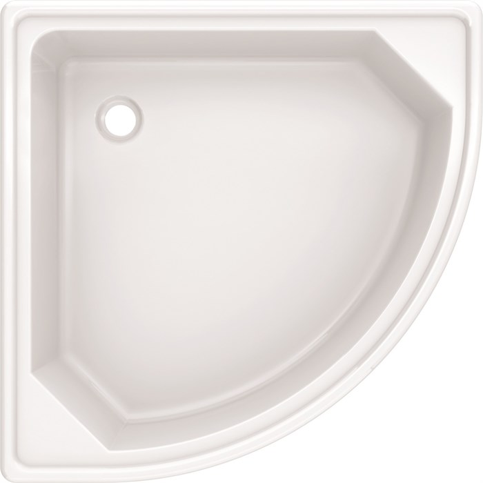 Душевой поддон BLB стальной 70х70х12 четверть круга C00C