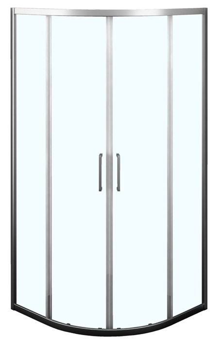 Душевое ограждение Azario OSTIN 90х90х195 хром, 6мм прозрачное стекло AZ-121 S А 90*90*195