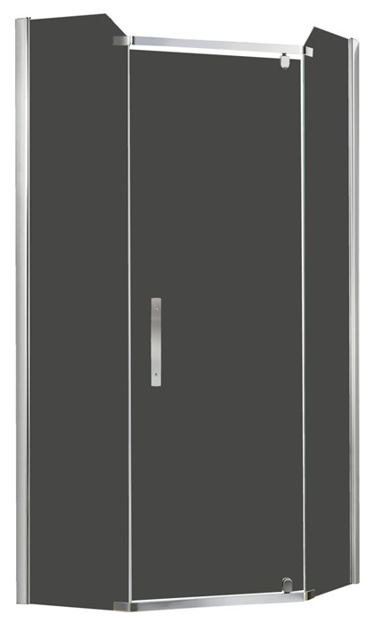 Душевое ограждение AZARIO EDMONTON 900х900х2000 стекло серое 8 мм. профиль серый (AZ-NNC3231-2 900) AZ-NNC3231-2 900