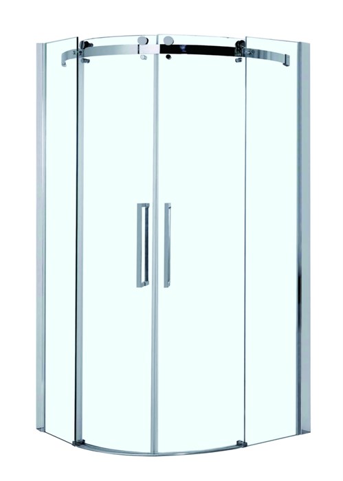Душевое ограждение Azario OTTAWA 1000х1000х2000 без поддона, прозрачное стекло 8 мм, цвет профиля серебро (AZ-NKE2142 1000) AZ-NKE2142 1000