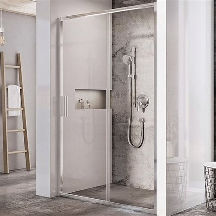 Душевая дверь Ravak Blix Slim BLSDP2-100 профиль хром, стекло прозрачное X0PMA0C00Z1