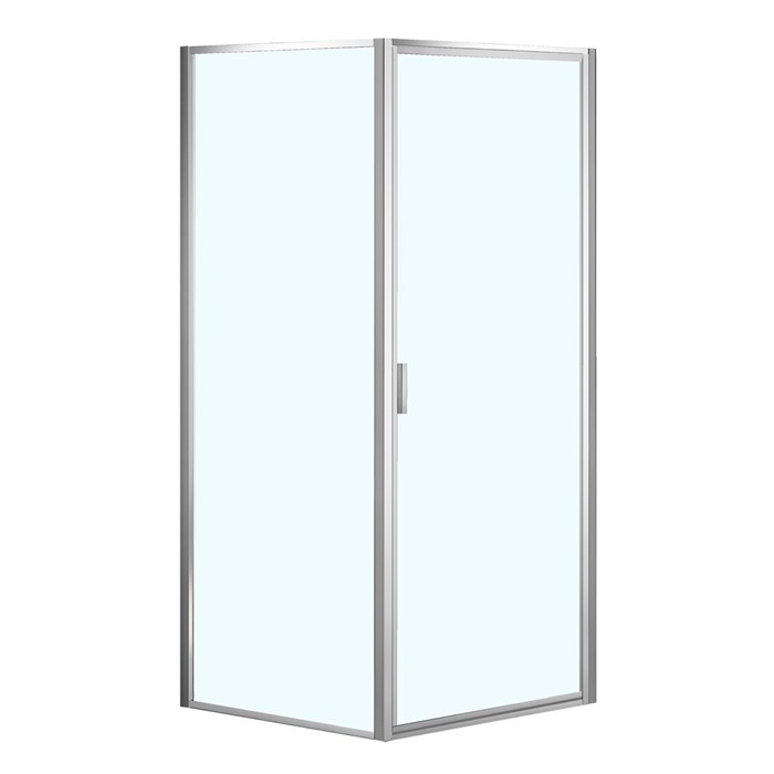 Душевое ограждение Azario RICHMOND 1000х1000х1950 БЕЗ ПОДДОНА прозрачное стекло 6 мм, профиль хром (AZ-NAG1221 1000) AZ-NAG1221 1000