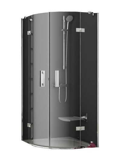 Душевой уголок Ravak Smartline SMSKK4-90 профиль хром, стекло прозрачное 3S277A00Y1