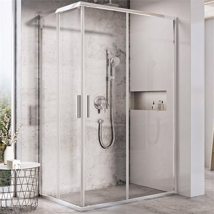 Душевая дверь Ravak Blix Slim BLSRV2K-120 профиль Хром стекло Transparent (X1XMG0C00Z1) X1XMG0C00Z1