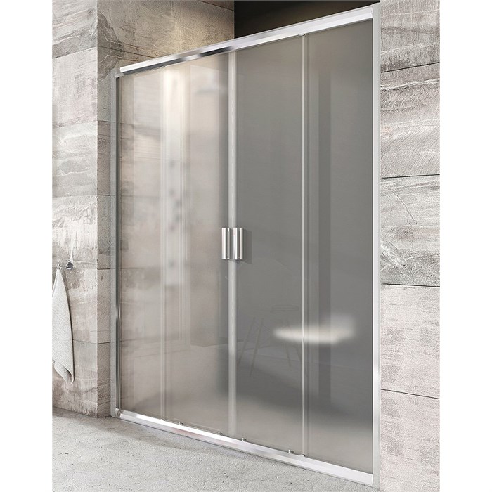 Душевая дверь Ravak Blix BLDP4 150 профиль Хром стекло Grape (0YVP0C00ZG) 0YVP0C00ZG