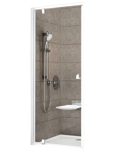 Душевая дверь Ravak Pivot PDOP1-80 белая, стекло прозрачное 03G40101Z1