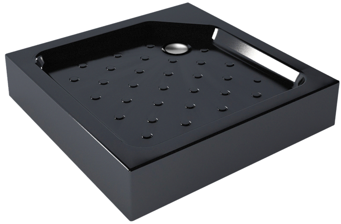 Душевой поддон Метакам Universal Black N 900х900 квадрат, акриловый, черный (CS00081552) CS00081552