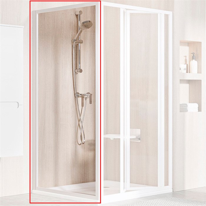 Душевая стенка Ravak Supernova PSS-90 профиль Белый стекло Transparent (94070100Z1) 94070100Z1