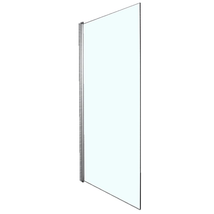 Шторка на ванну Jacob Delafon Struktura 80x140 стекло прозрачное, профиль Хром (E6D042-GA) E6D042-GA