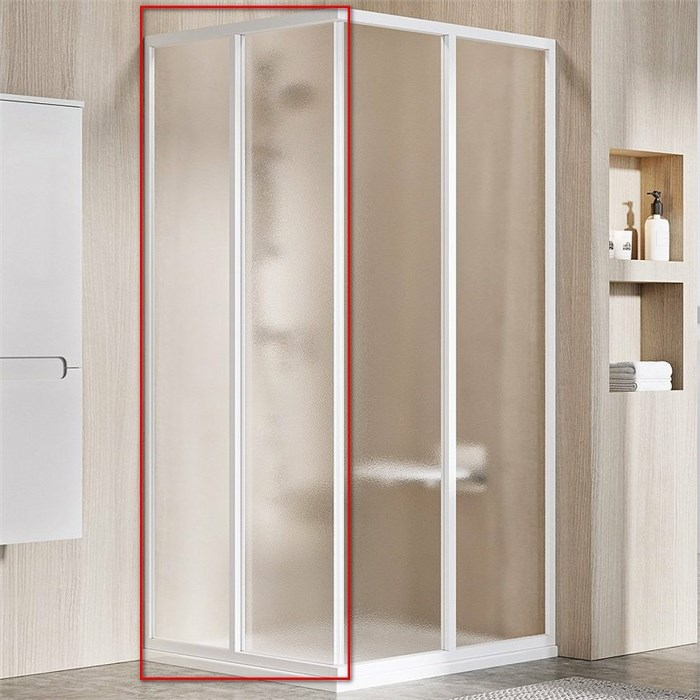 Душевая дверь Ravak Supernova SRV2-90 195 S стекло Grape, профиль Белый (14V701O2ZG) 14V701O2ZG