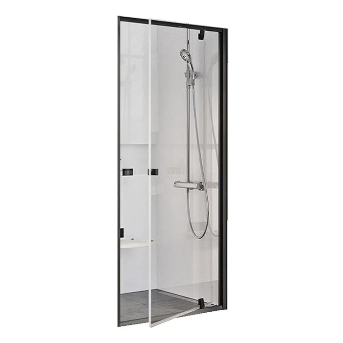 Душевая дверь Pivot PDOP1-90 черный + транспарент 03G70300Z1