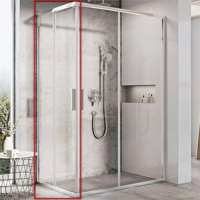 Душевая дверь Ravak Blix Slim BLSRV2K-100 стекло Transparent, профиль Хром (X1XMA0C00Z1) X1XMA0C00Z1