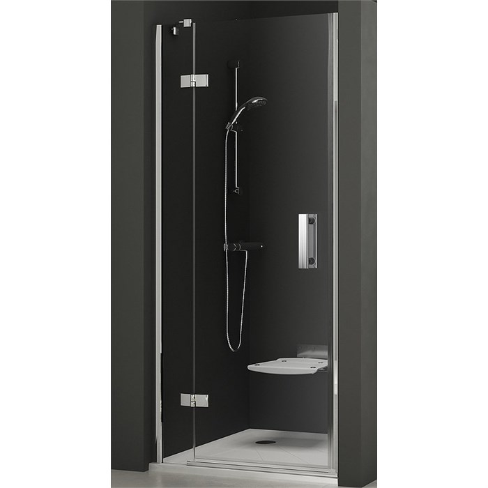 Душевая дверь Ravak Smartline SMSD2-100 A L распашная, левосторонняя, стекло Transparent, профиль Хром (0SLAAA00Z1) 0SLAAA00Z1