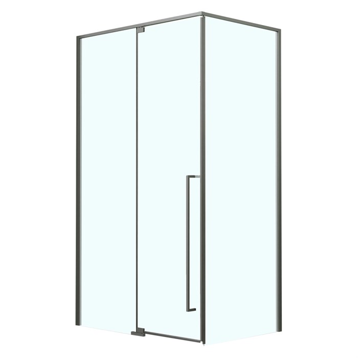 Душевое ограждение Azario MALE 1000х1000х1950 прозрачное стекло 6 мм, профиль графит матовый (AZ-J50-100-MGR-CL) AZ-J50-100-MGR-CL