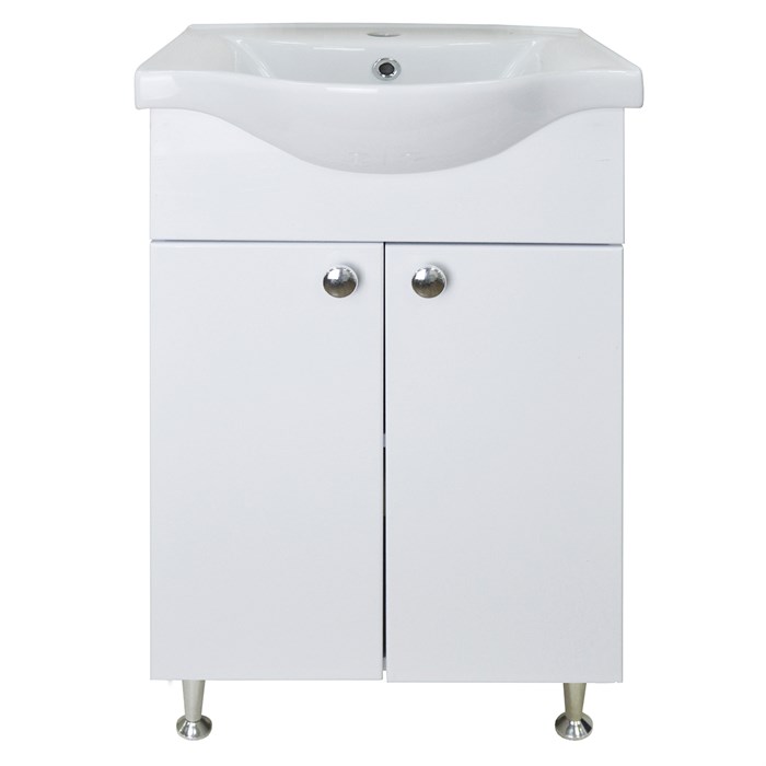 Комплект Тумба Моника New 55 (550х830х440) с раковиной Basic 55 (CS00071365) CS00071365