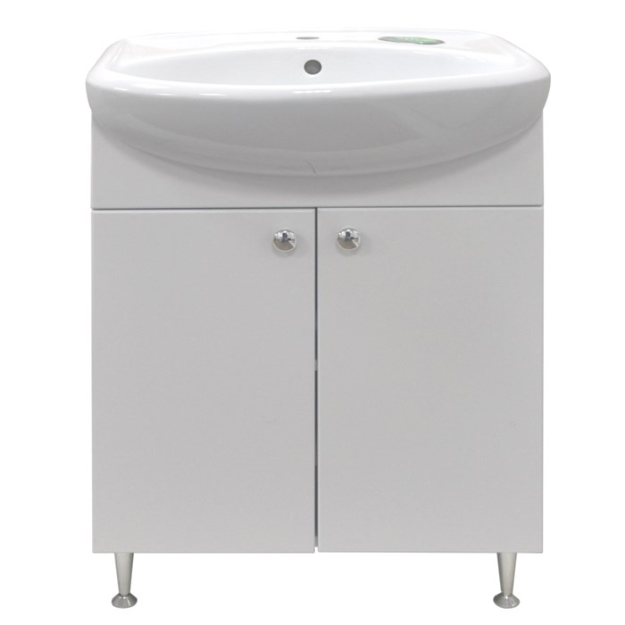 Комплект Тумба Моника New 60 напольная 600х840х300 с раковиной Арго 60 (CS00076240) CS00076240