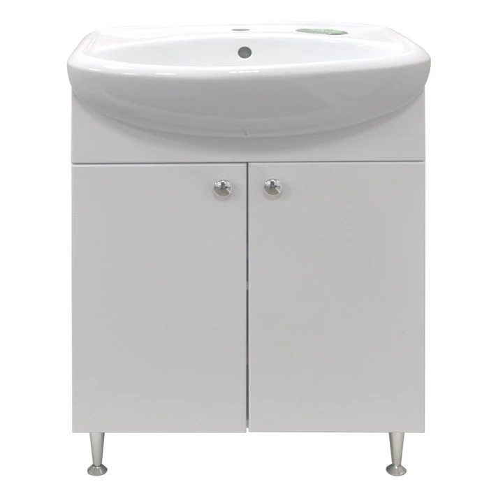 Комплект Тумба Моника New 60 напольная 600х840х300 с раковиной Арго 60 (CS00076240) CS00076240