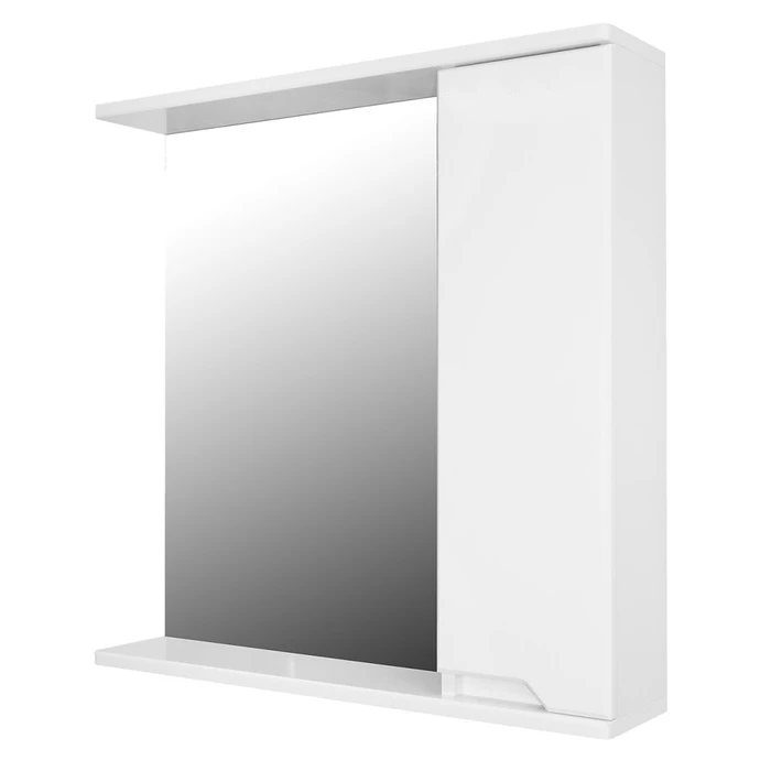 Зеркало-шкаф Loranto Палермо 700х150х700 правый, белый (CS00090465) CS00090465