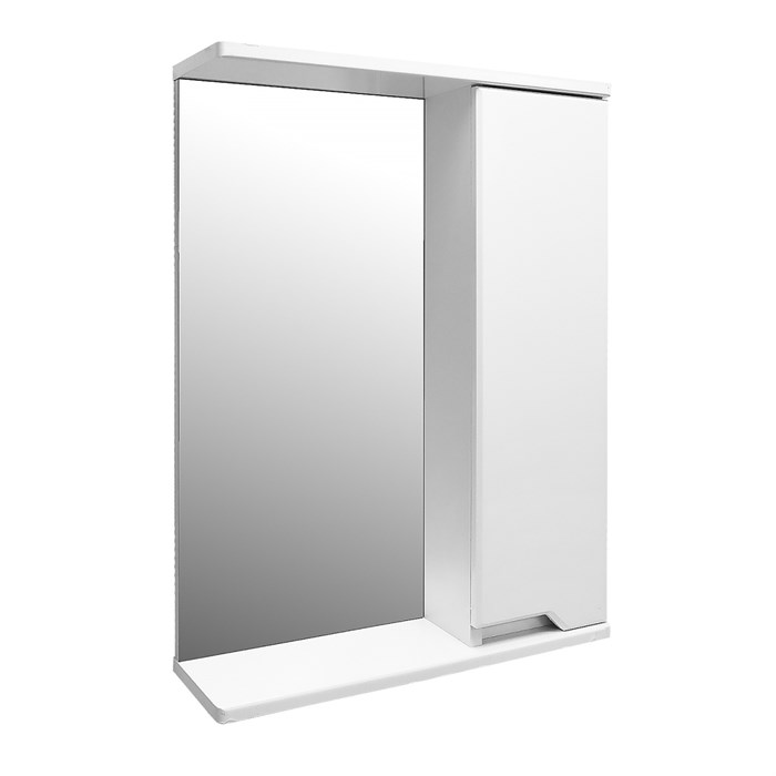 Зеркало-шкаф Loranto Палермо 550х150х700 правый, белый (CS00092513) CS00092513