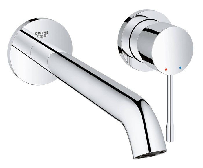Смеситель для раковины GROHE Essence+ на 2 отверстия (вынос 230 мм), внешняя часть, хром (19967001) 19967001