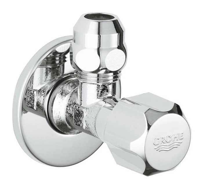 2201700M Вентиль угловой GROHE 1/2″-3/8″ для подключения смесителей, хром (1 шт.) 2201700M