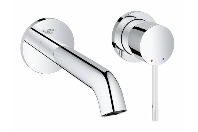 Смеситель для раковины GROHE Essence+ на 2 отверстия, внешняя часть, хром (19408001) 19408001