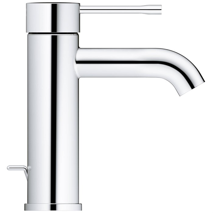 Смеситель для раковины GROHE Essence+ с низким изливом и донным клапаном, хром (23589001) 23589001