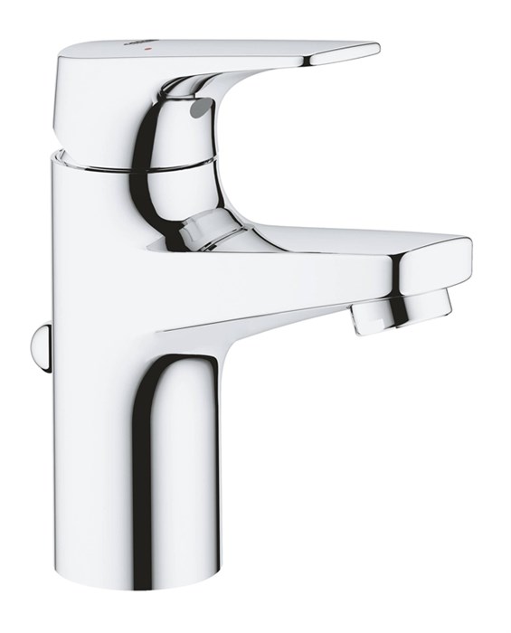 Смеситель для раковины GROHE BauFlow с донным клапаном, S-Size, хром (23751000) 23751000