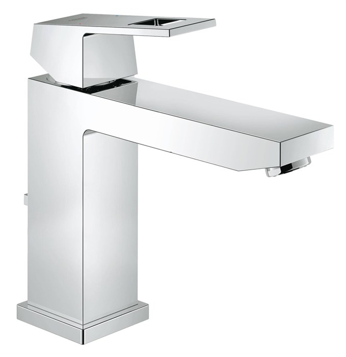 Смеситель для раковины GROHE Eurocube с донным клапаном, хром (23445000) 23445000