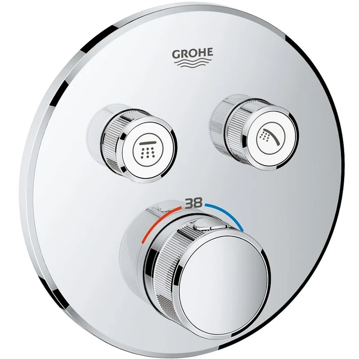 29119000 Grohtherm SmartControl Термостат для встраиваемого монтажа на 2 выхода 29119000