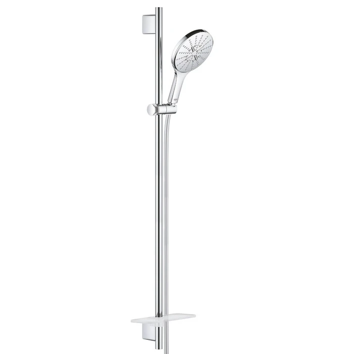 RainShower SmartActive 150 Душевой гарнитур III, душевая штанга 900 мм, шланг 1750 мм, 9,5 л/мин, полочка, хром 26594000