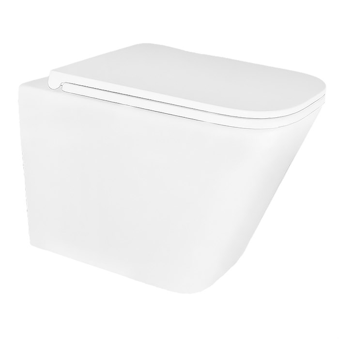 Унитаз подвесной Azario Teramo 490х340х350 безободковый, с быстросъемным сиденьем микролифт (AZ-0052) AZ-0052