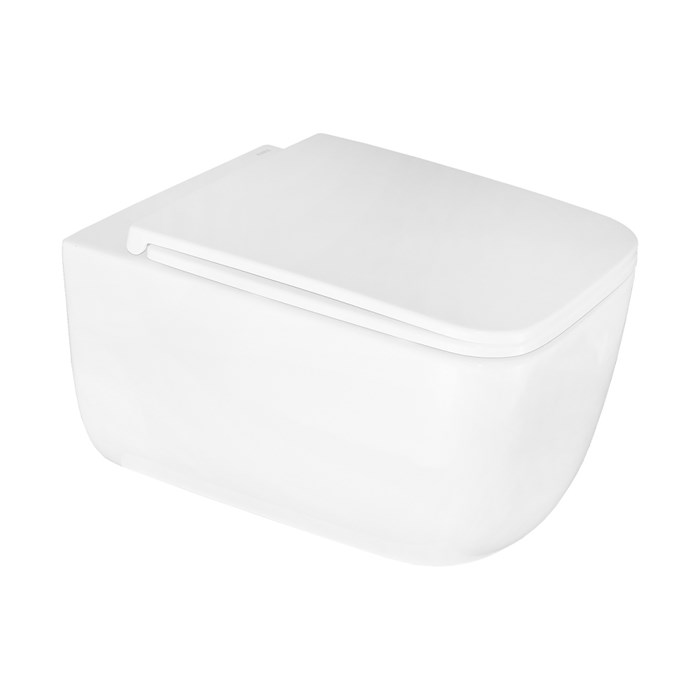 Унитаз подвесной AZARIO FLAVIA 515х360х360 слив "Торнадо", быстросъемное сиденье микролифт (AZ-0076-UQ1) AZ-0076-UQ1