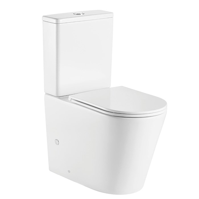 Унитаз-компакт Azario Vetro 380х605х825 напольный, безободковый, слив "ТОРНАДО", в комплекте с бачком и быстросъемным сиденьем микролифт (AZ-2149- UQ) AZ-2149-UQ1