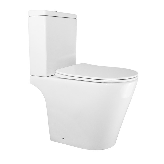 Унитаз-компакт Azario Flin 365х590х790 напольный, безободковый с быстросъемным сиденьем микролифт (AZ-1363C) AZ-1363C