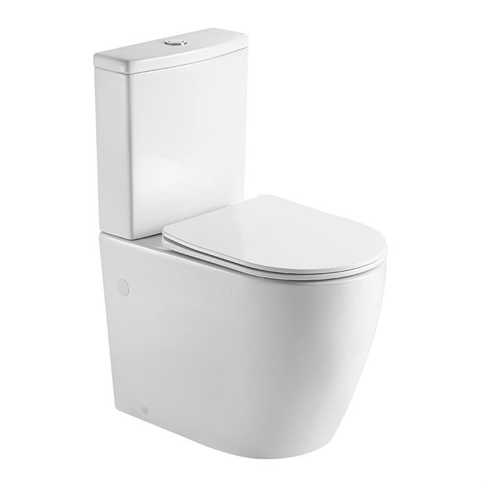 Унитаз напольный Azario LUMA TORNADO FLUSHING 364х600х830 безободковый, слив "Скрытое Торнадо", с быстросъемным сиденьем микролифт (AZ-1253ST) AZ-1253ST