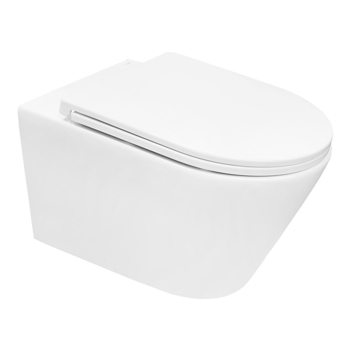 Унитаз подвесной Azario NOVE 360х530х365 безободковый, система смыва "Торнадо", быстросъемное сиденье микролифт (AZ-9312T) AZ-9312T