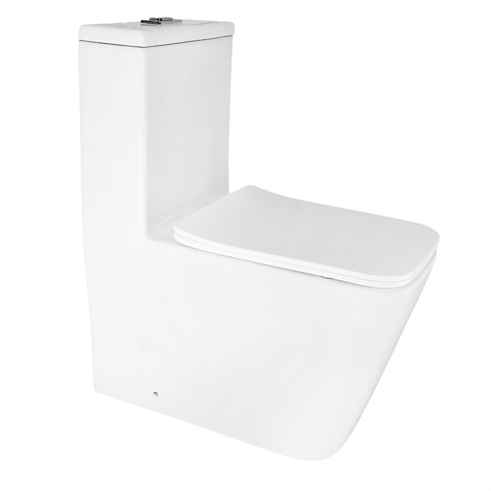 Унитаз-моноблок Azario Avanti 360х640х775 безободковый, система смыва Tornado, с быстросъемным сиденьем микролифт (AZ-6203) AZ-6203