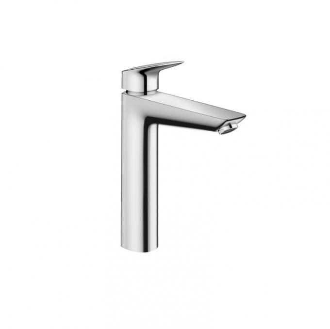 Смеситель для раковины Hansgrohe Logis 190, со сливным гарнитуром, однорычажный, хром (71090000) 71090000
