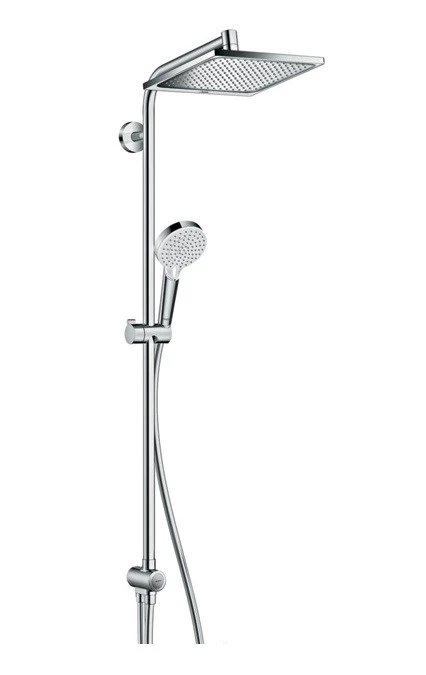 27289000 Crometta E 240 1jet Showerpipe Reno EcoSmart 9 л/мин душевая система без смесителя 27289000