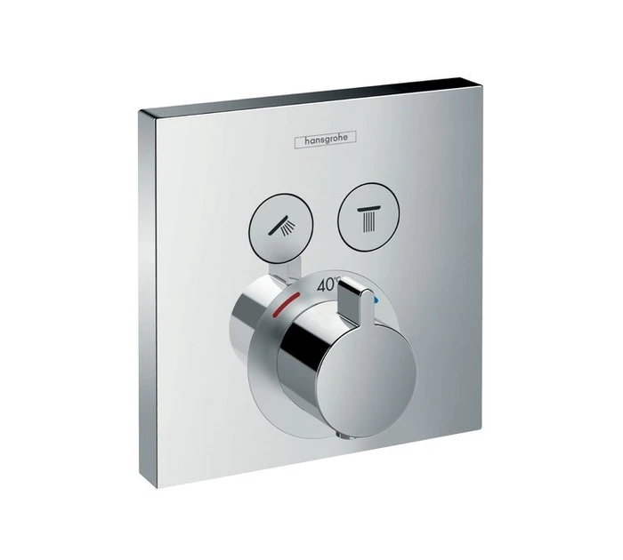 15763000 Термостат ShowerSelect с двумя запорными вентилями, СМ 15763000