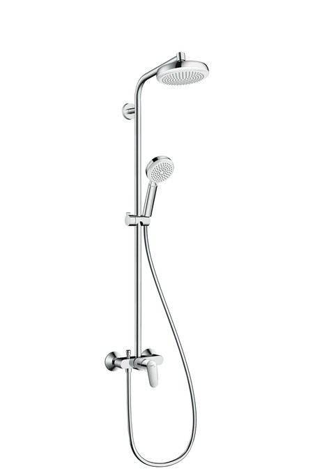 Душевая колонна Hansgrohe Crometta 160 1 jet с однорычажным смесителем (27266400) 27266400